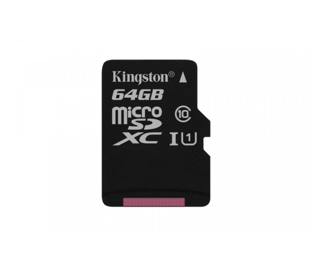 KINGSTON microSD  64GB Canvas Select 80/10MB/s (SDCS/64GBSP) - 425800 - zdjęcie